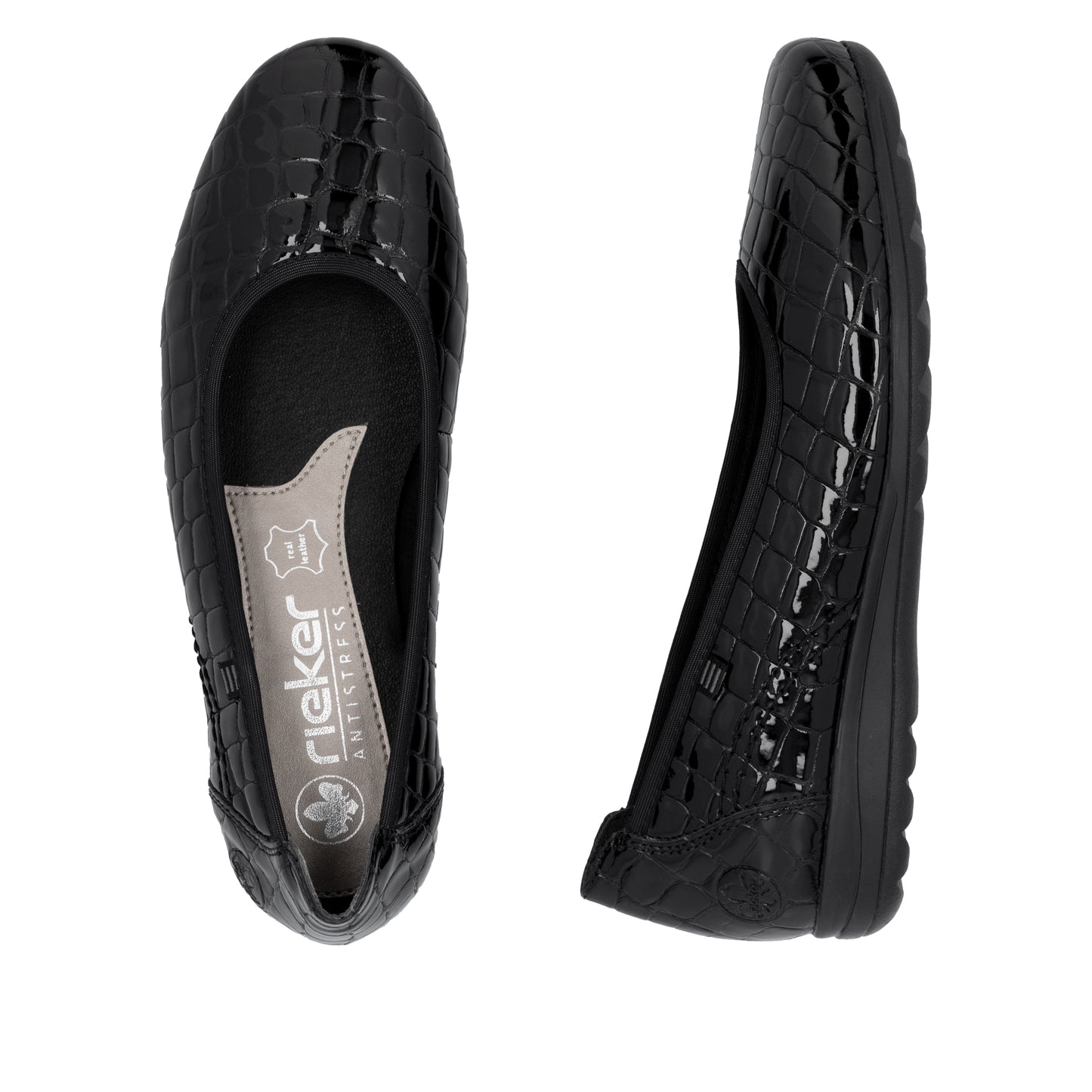 Rieker Women's Black Shoe | L9350-01