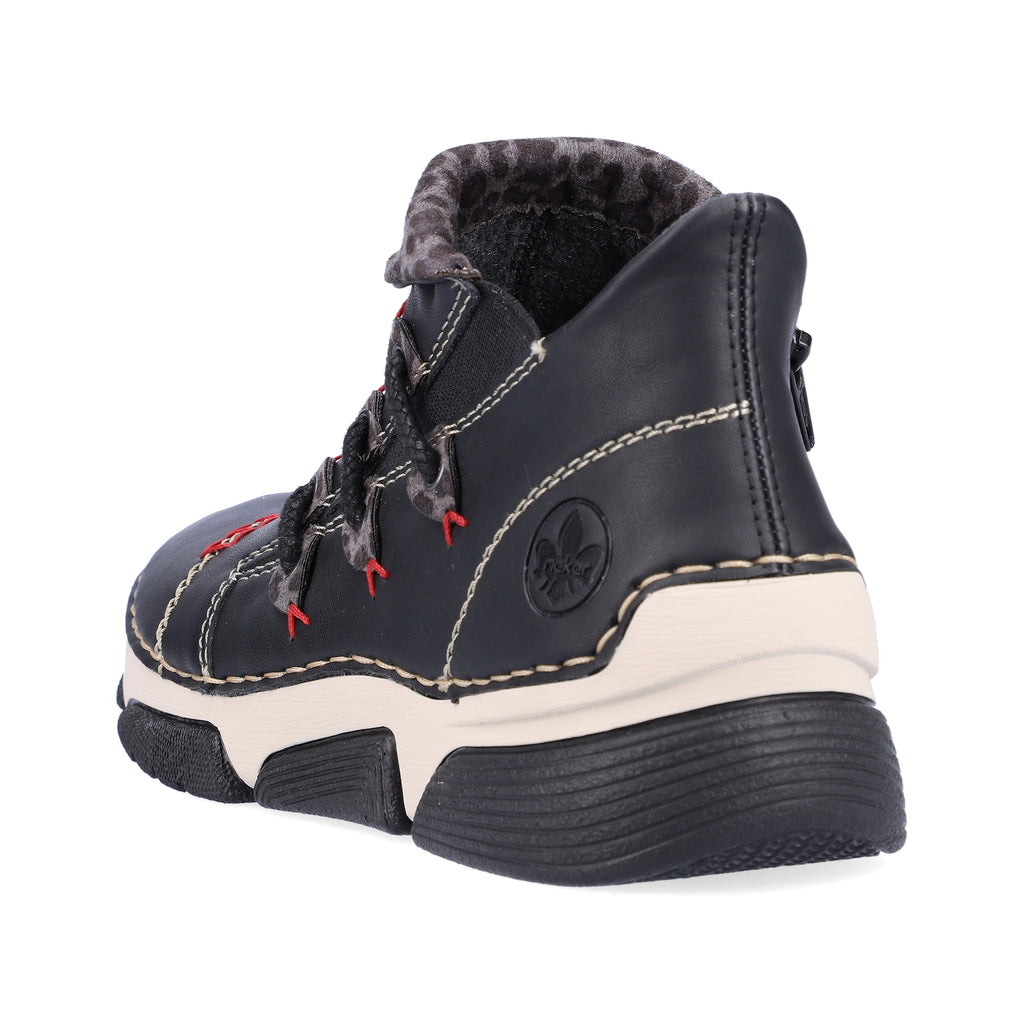 Black Zip Boots for Women | Rieker 45983-00