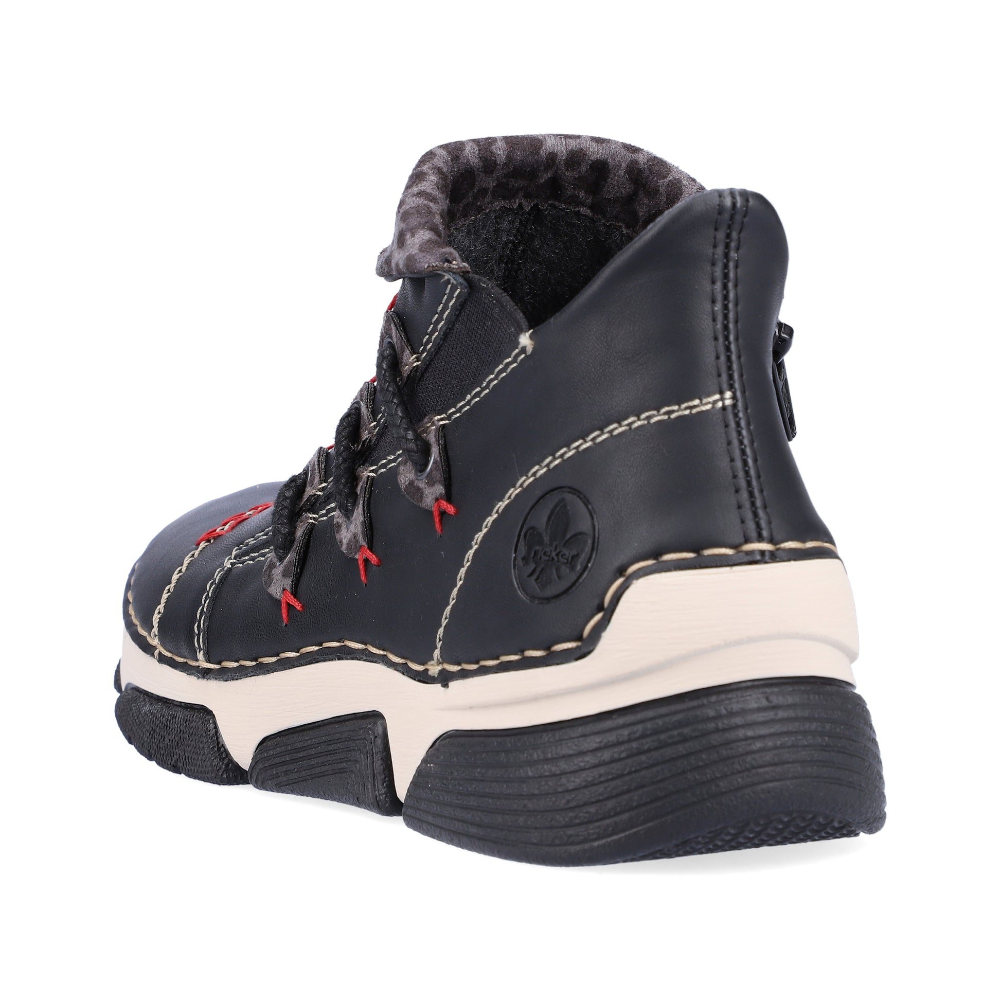 Black Zip Boots for Women | Rieker 45983-00