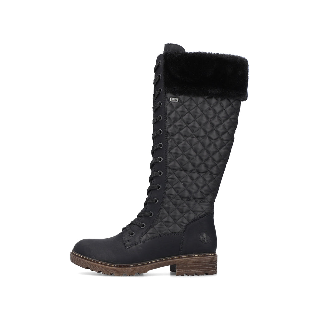Black Zip Boots for Women | Rieker Z4740-00