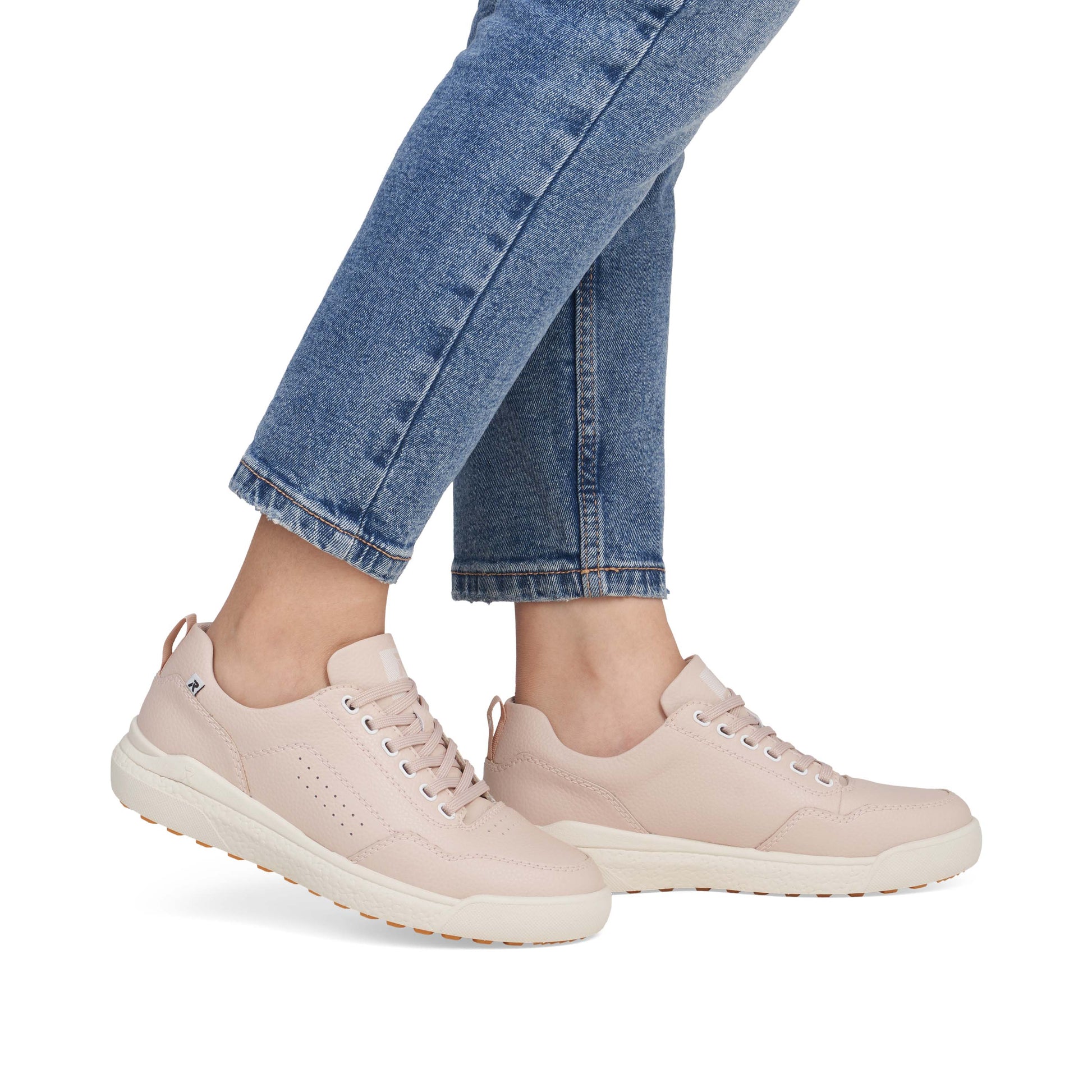 Pink Elasticated Shoes for Women | Rieker W1101-31