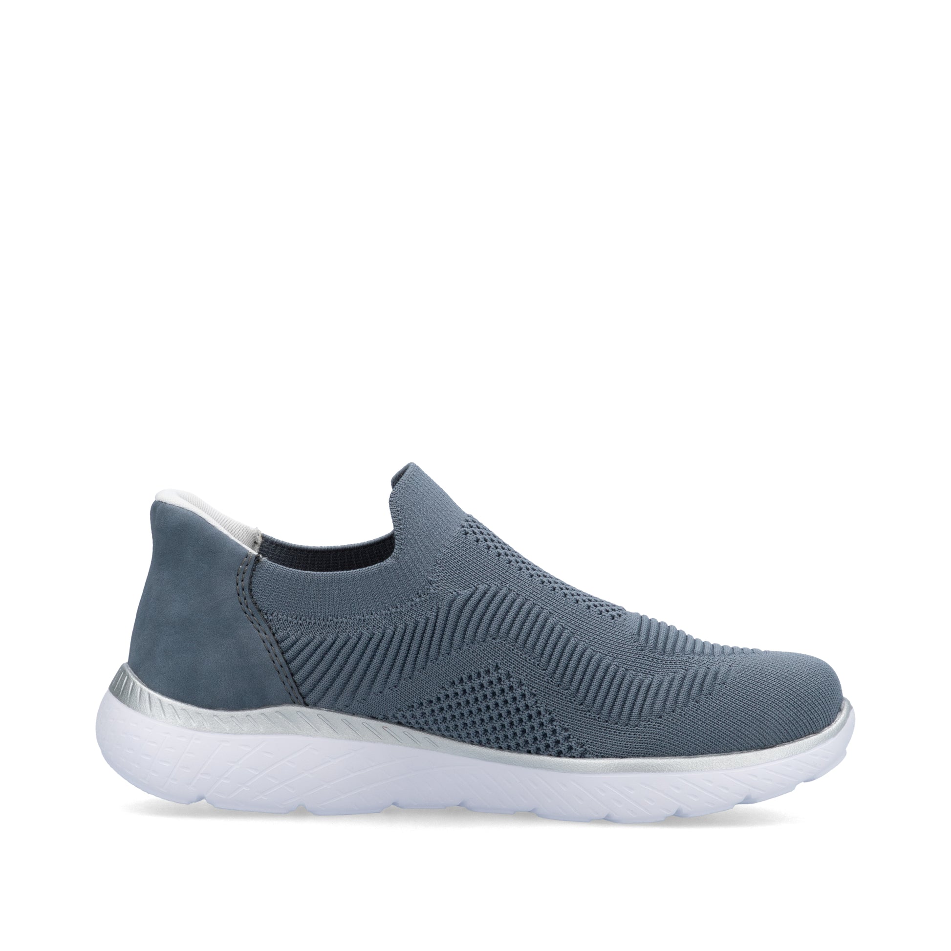 Blue Elasticated Shoes for Women | Rieker M5072-10