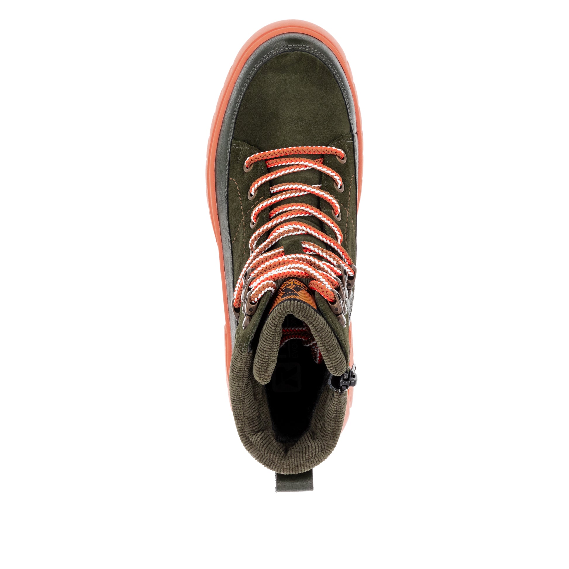 Green Zip Boots for Women | Rieker Sport W1871-54