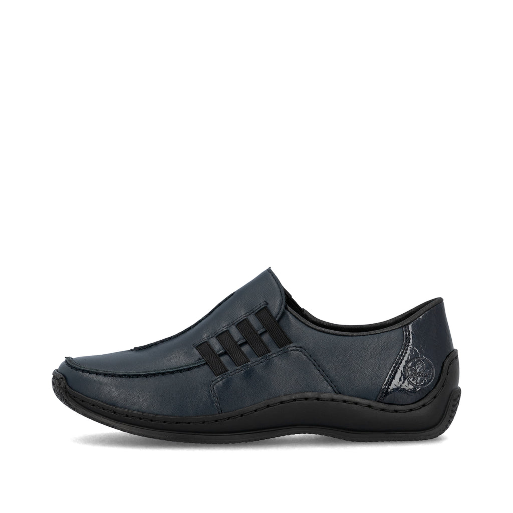 Blue Elasticated Shoes for Women | Rieker L1777-14