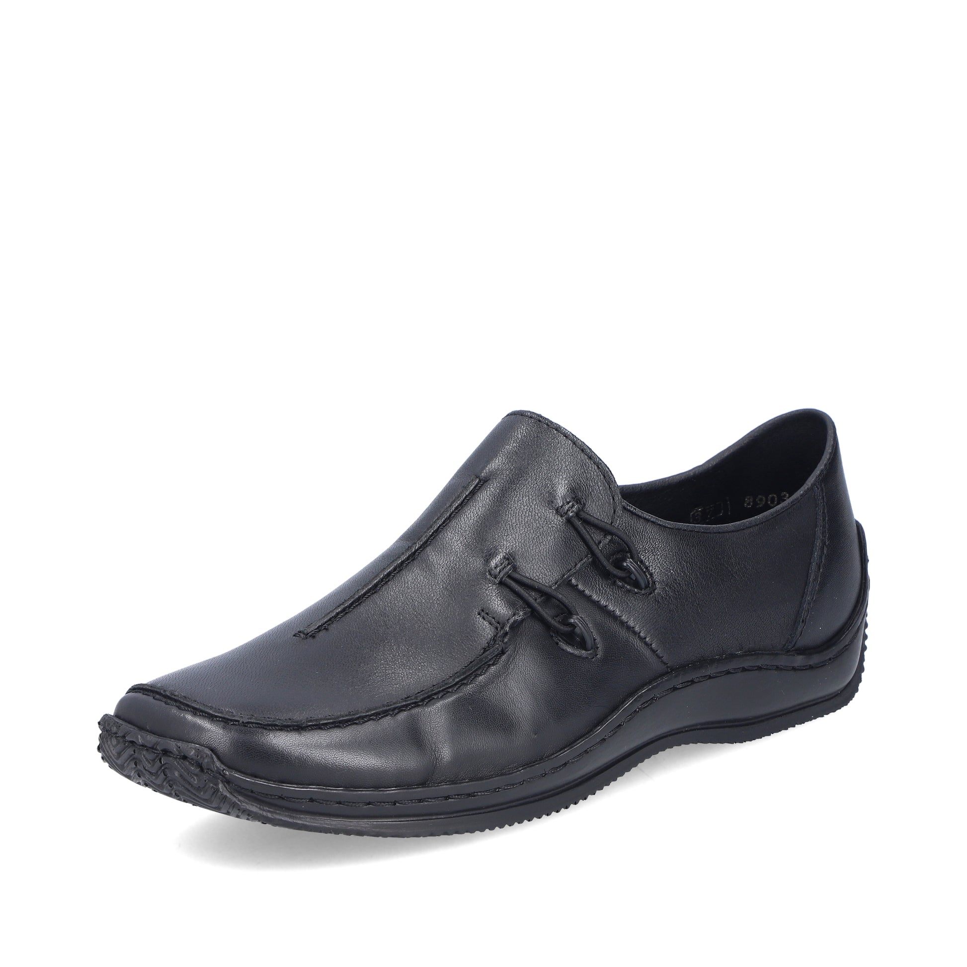 Black Elasticated Shoes for Women | Rieker L1751-00
