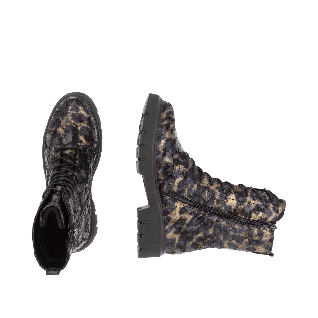 Black Zip Boots for Women | Remonte D1W72-03
