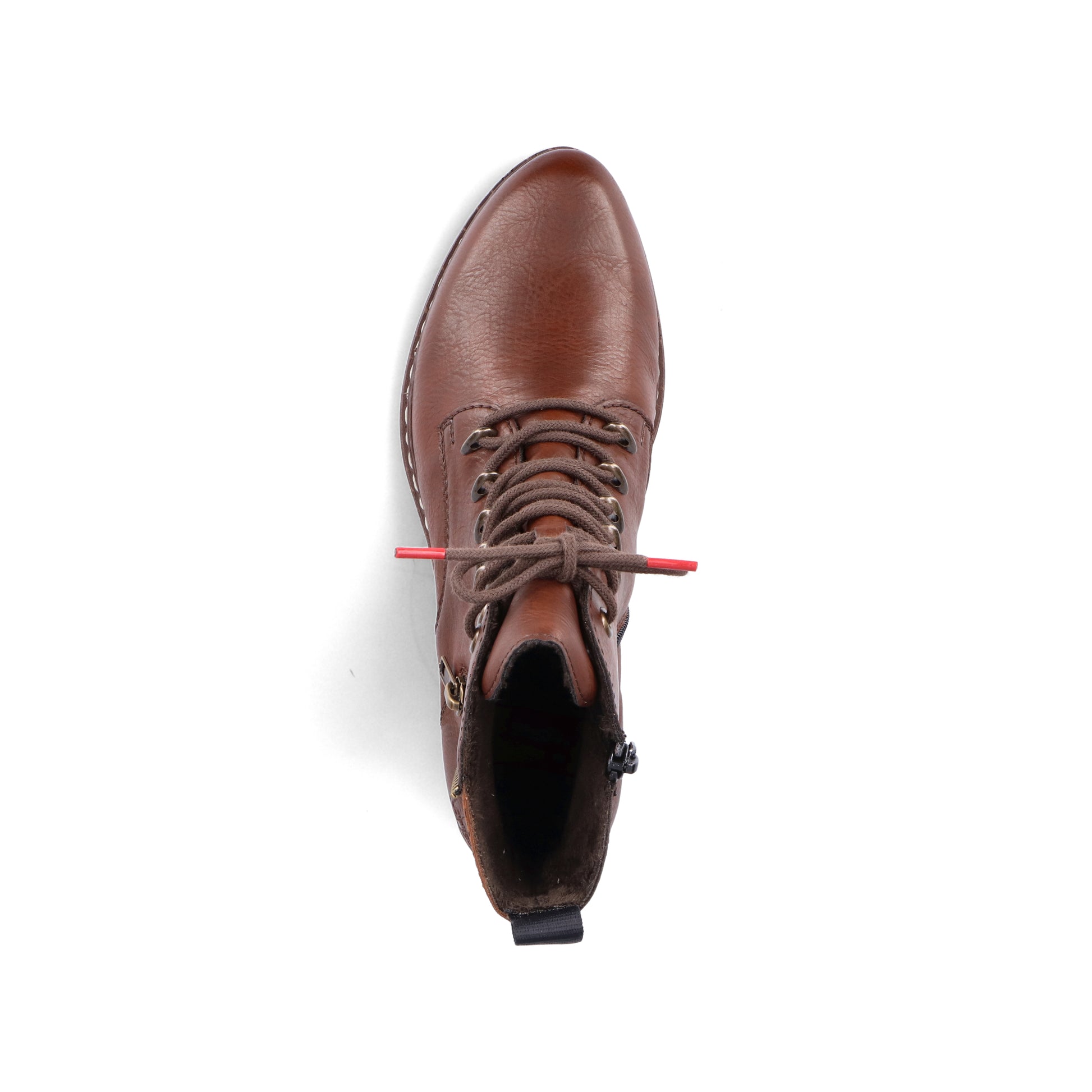Brown Zip Boots for Women | Rieker Y0800-24