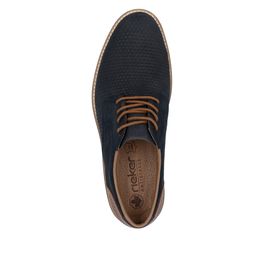 Blue Elasticated Shoes for Men | Rieker 13509-14