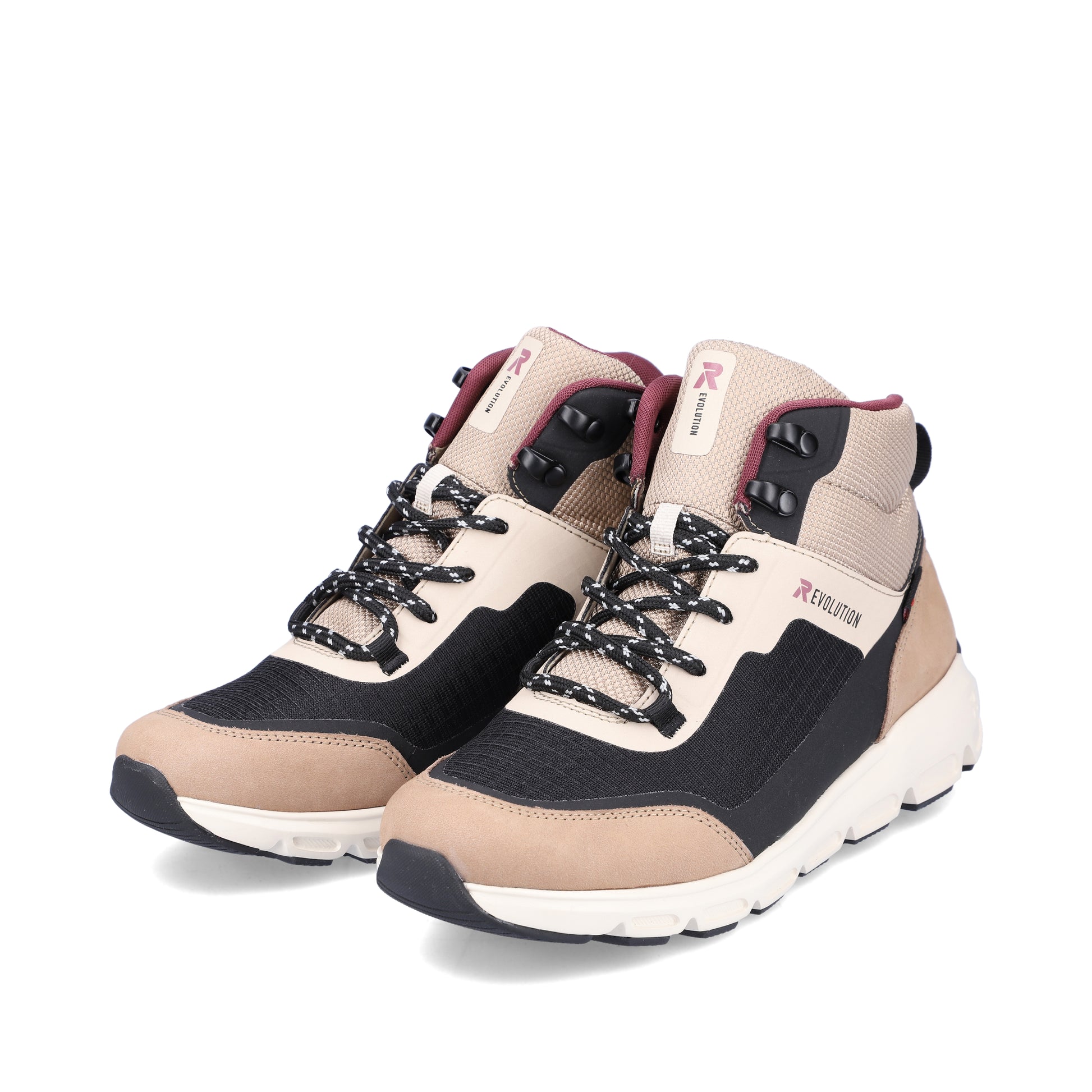 Beige Zip Boots for Women | Rieker Sport 40460-62