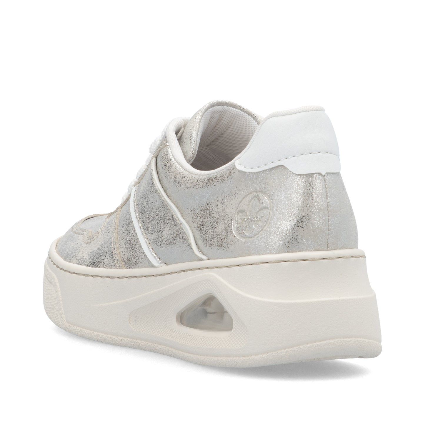 Rieker Women's Trainer - Silver/Platinum | N6402-40