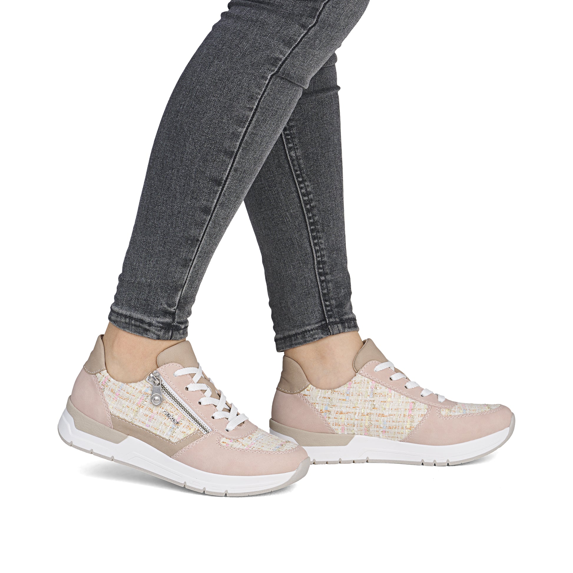 Pink Zip Shoes for Women | Rieker 58902-31