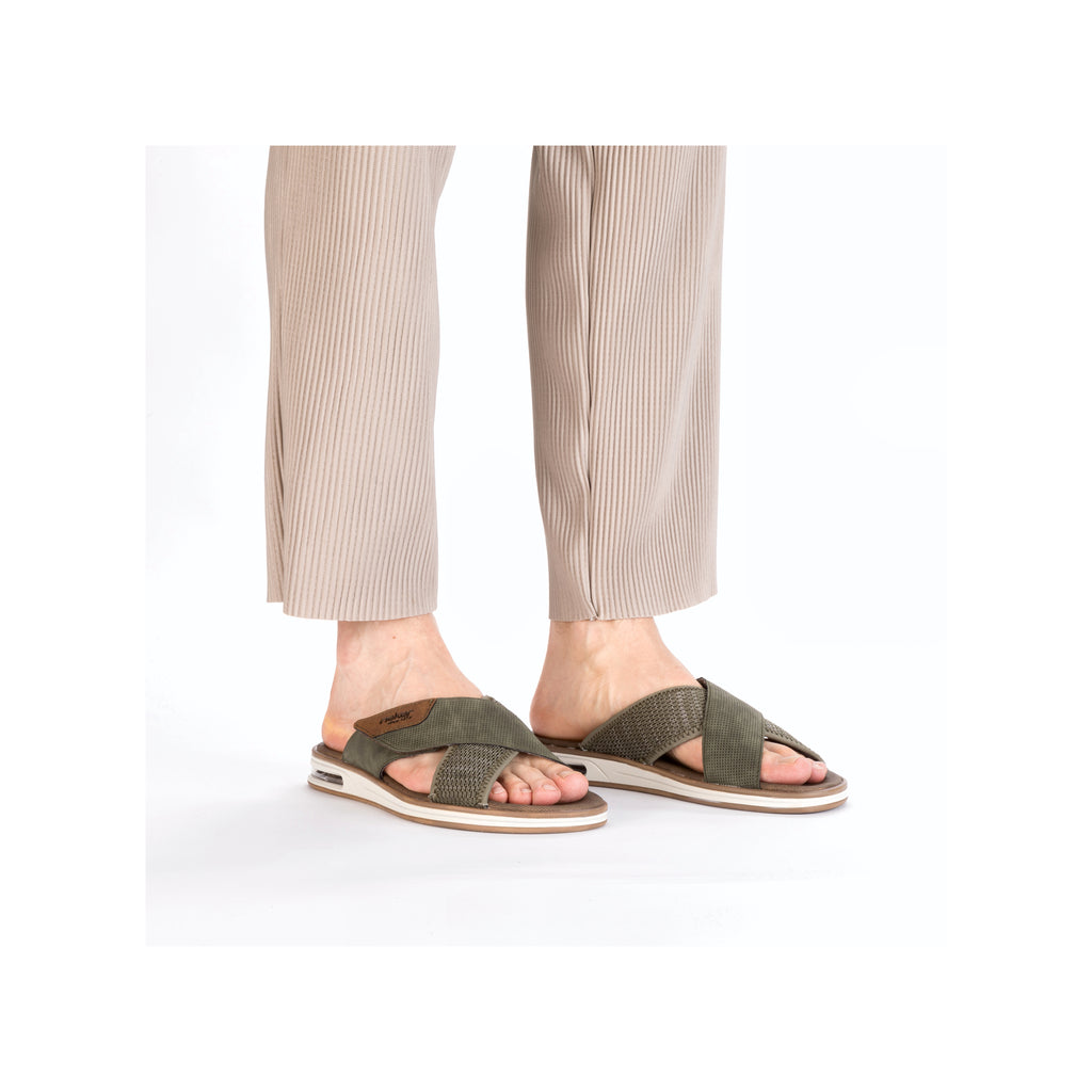 Green Hook & Loop Sandals for Men | Rieker 29083-52