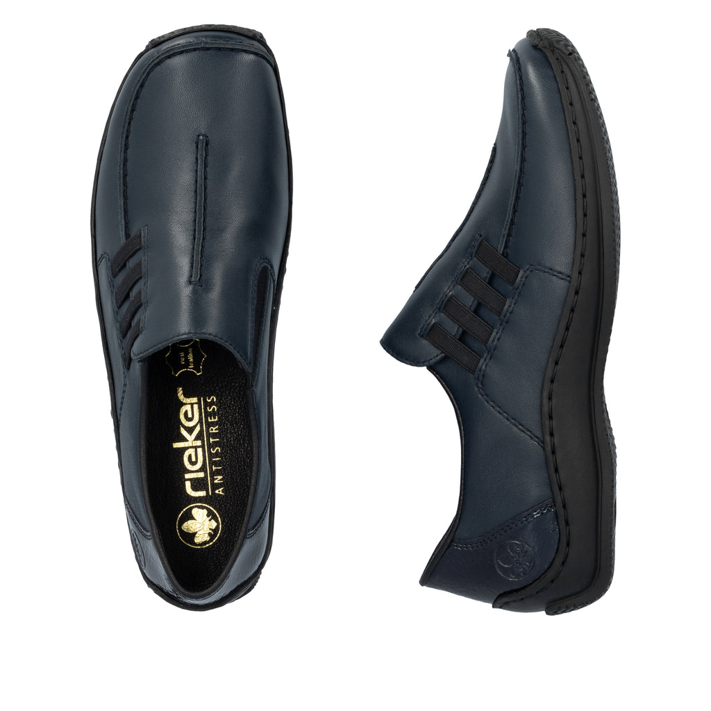 Blue Elasticated Shoes for Women | Rieker L1777-14