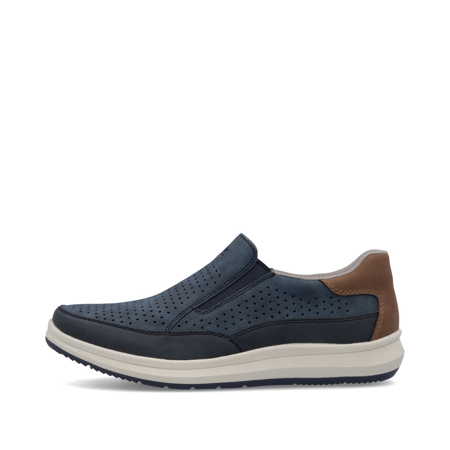 Rieker Men's Casual Slip-on Shoe - Blue | 16952-14