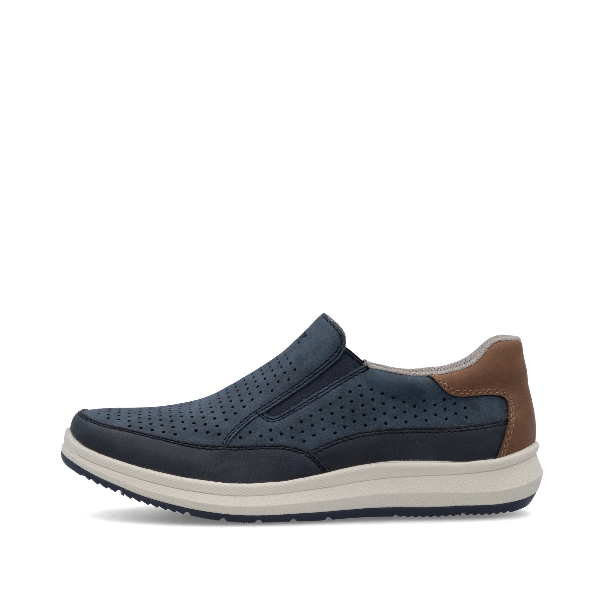 Blue Elasticated Shoes for Men | Rieker 16952-14