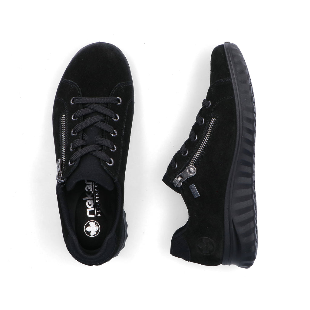 Black Zip Shoes for Women | Rieker 59000-00
