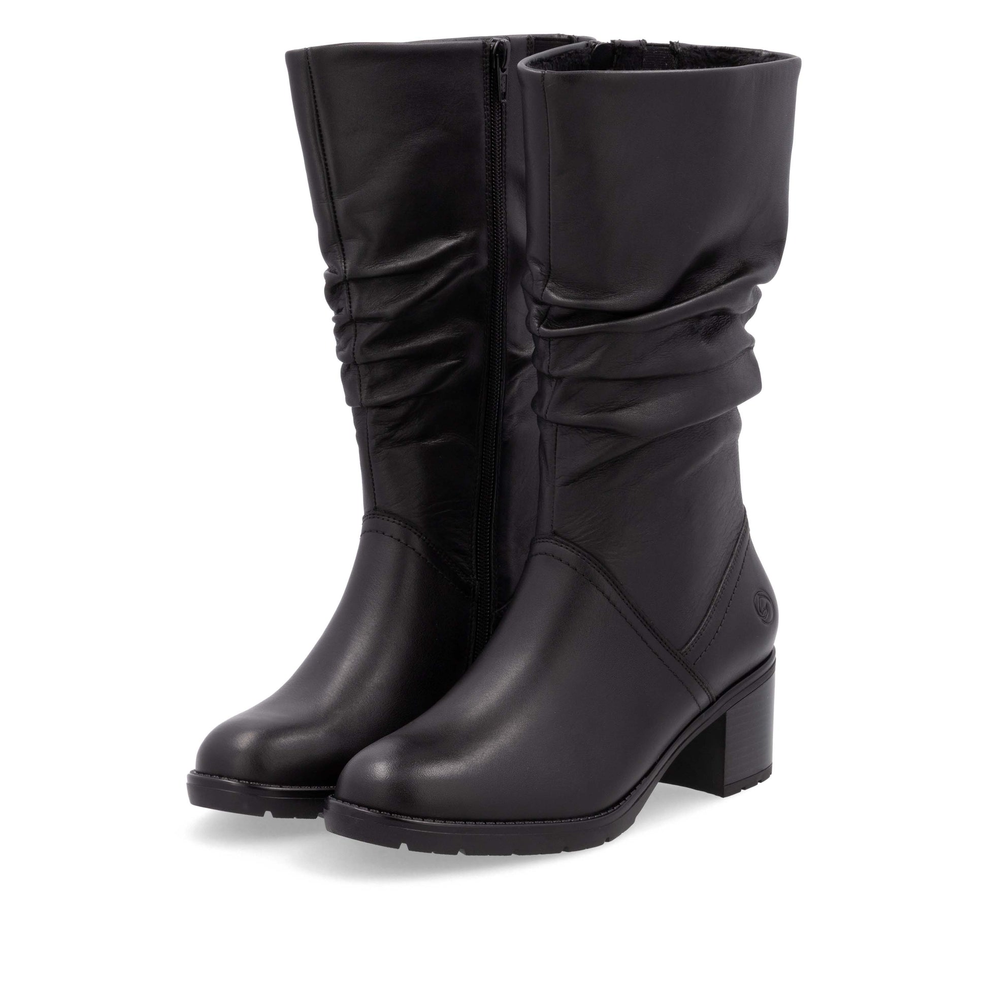 Black Zip Boots for Women | Remonte D2A70-00