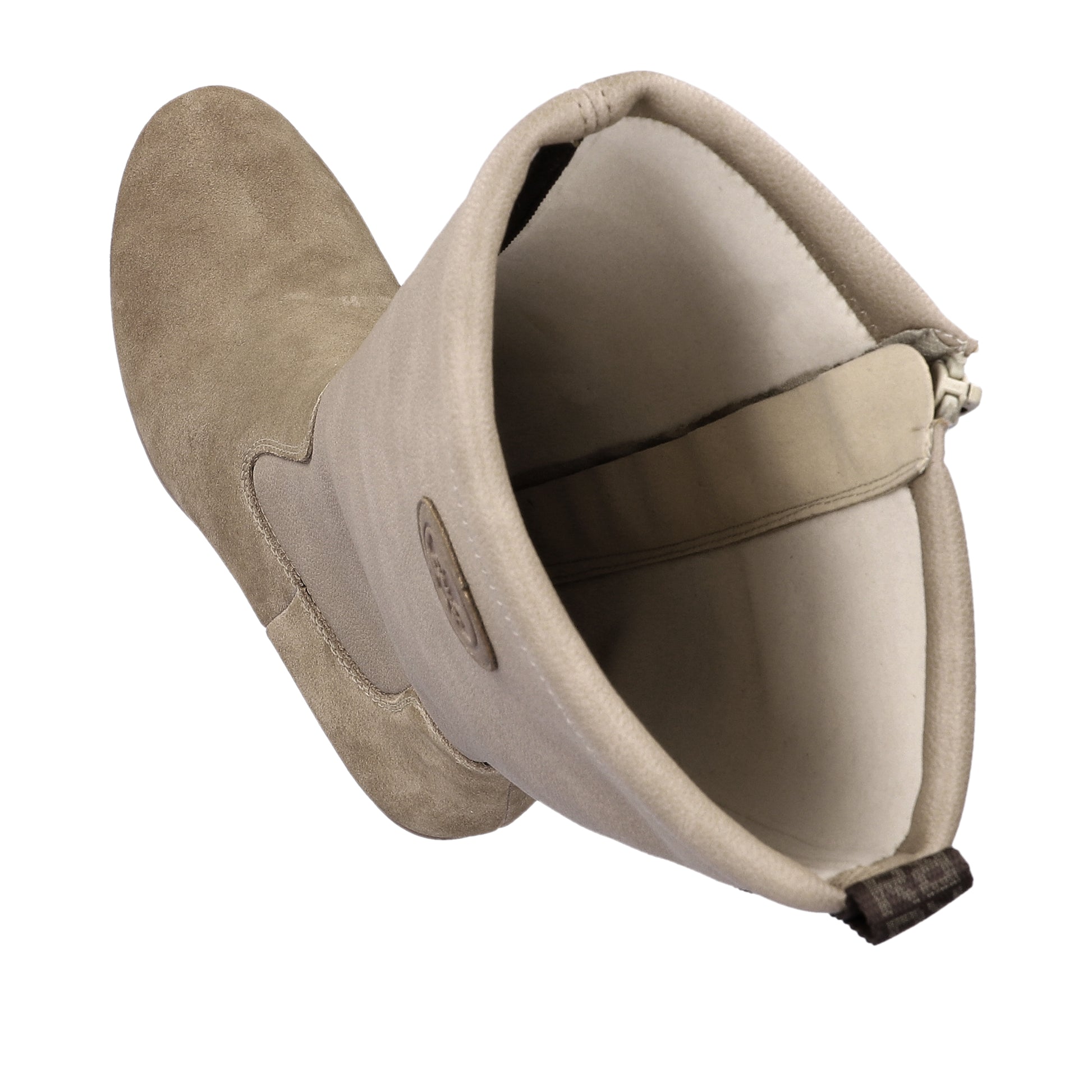 Beige Zip Boots for Women | Rieker Y2255-64