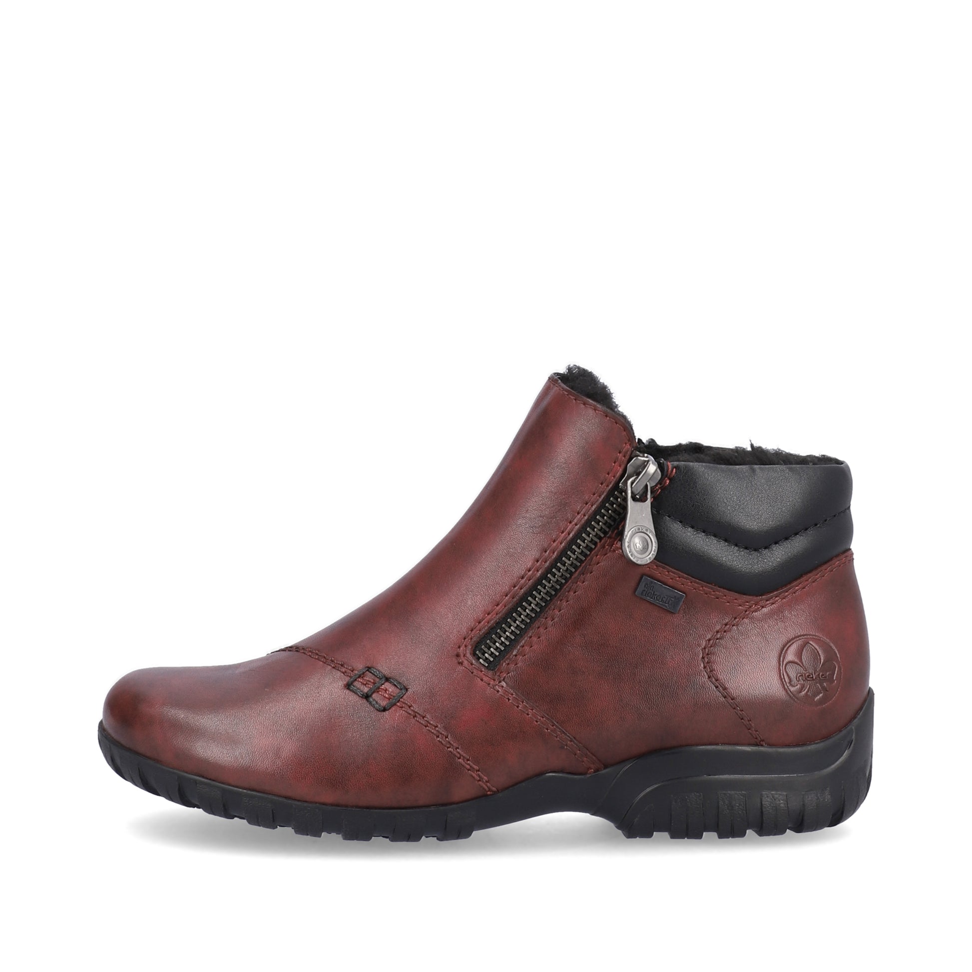Red Zip Boots for Women | Rieker L4655-35