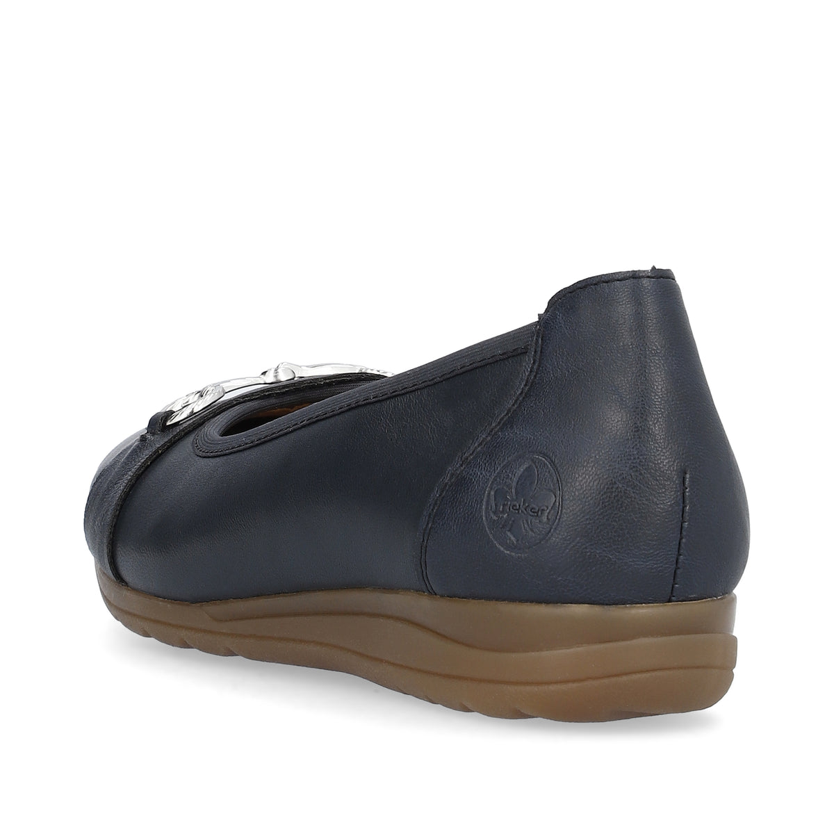 Rieker Women's Blue Ballerina Shoe | L9360-14