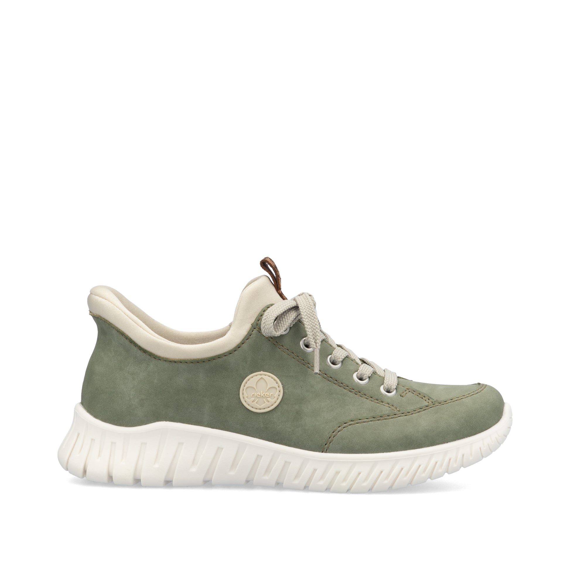 Green Elasticated Shoes for Women | Rieker M5354-52