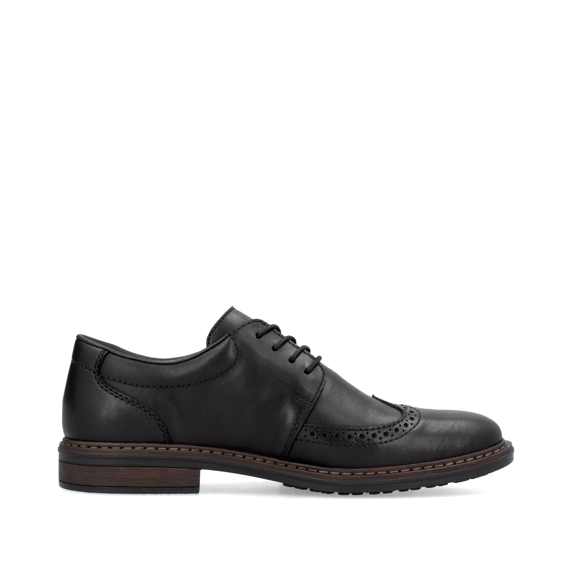 Black Elasticated Shoes for Men | Rieker 17620-00