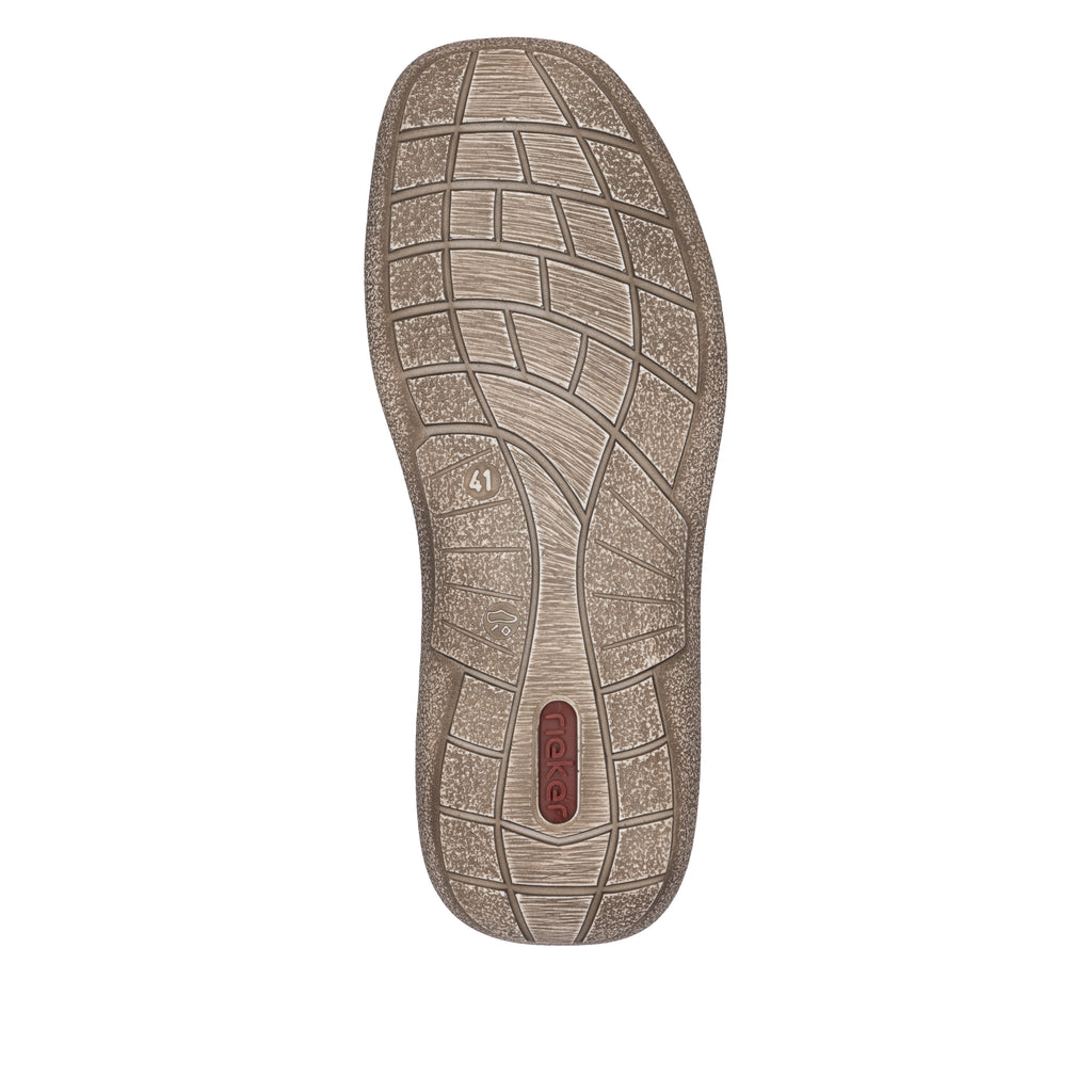 Brown Elasticated Shoes for Men | Rieker 03056-24