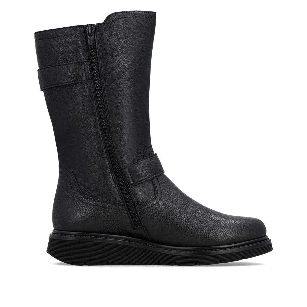 Black Zip Boots for Women | Remonte D3980-00