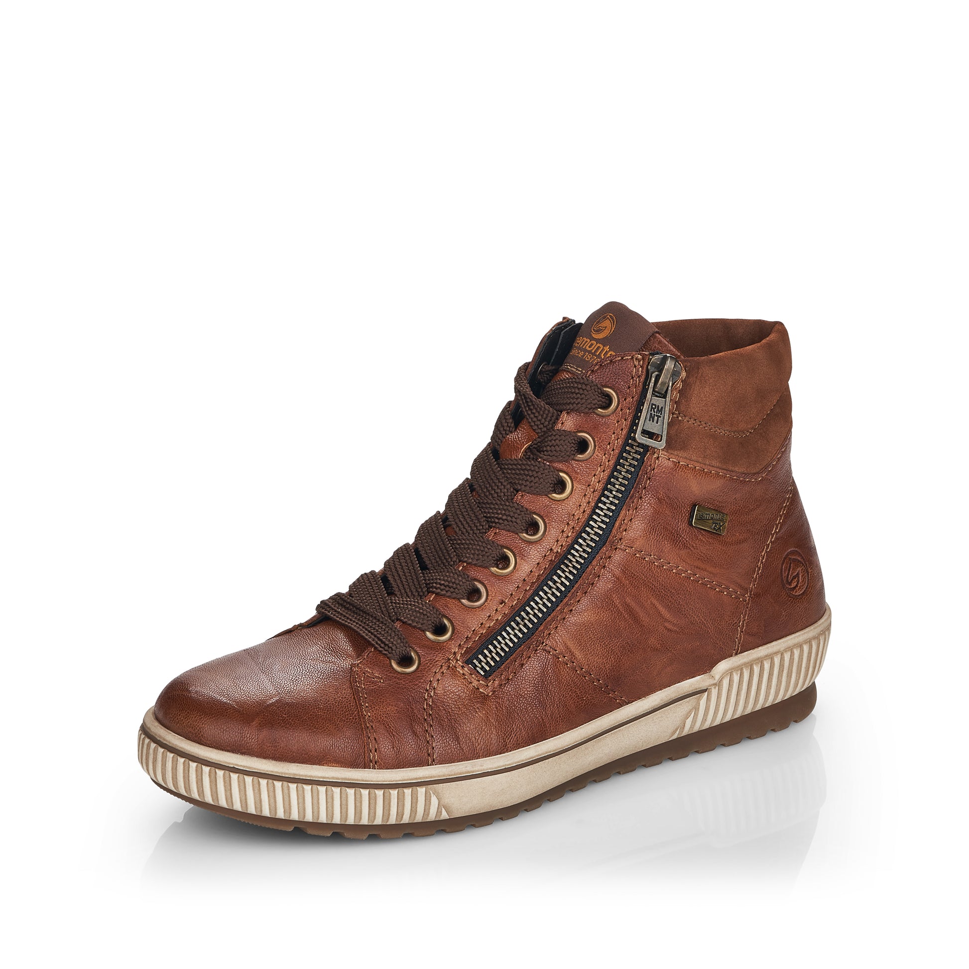 Brown Zip Boots for Women | Remonte D0772-22