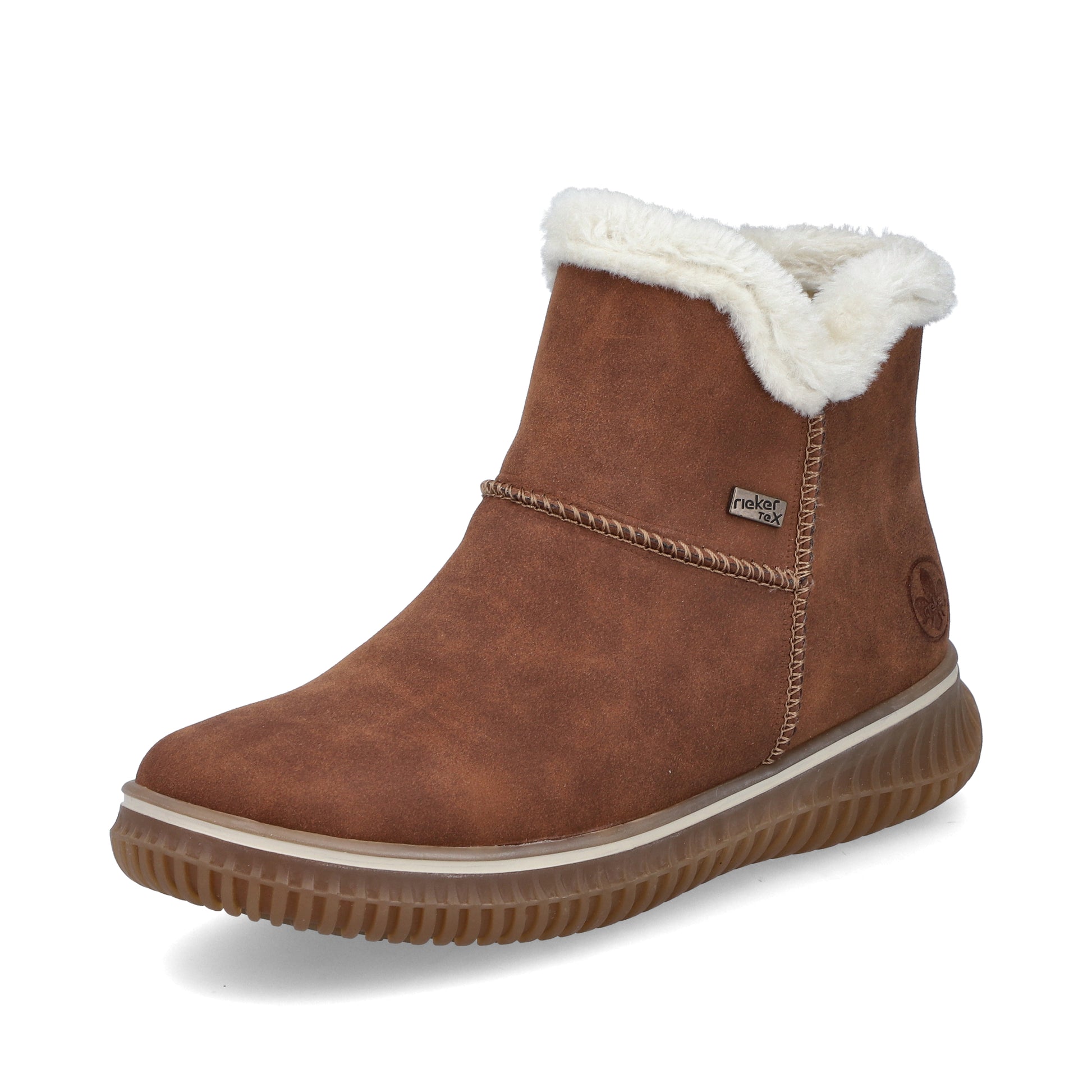Brown Zip Boots for Women | Rieker 74260-25