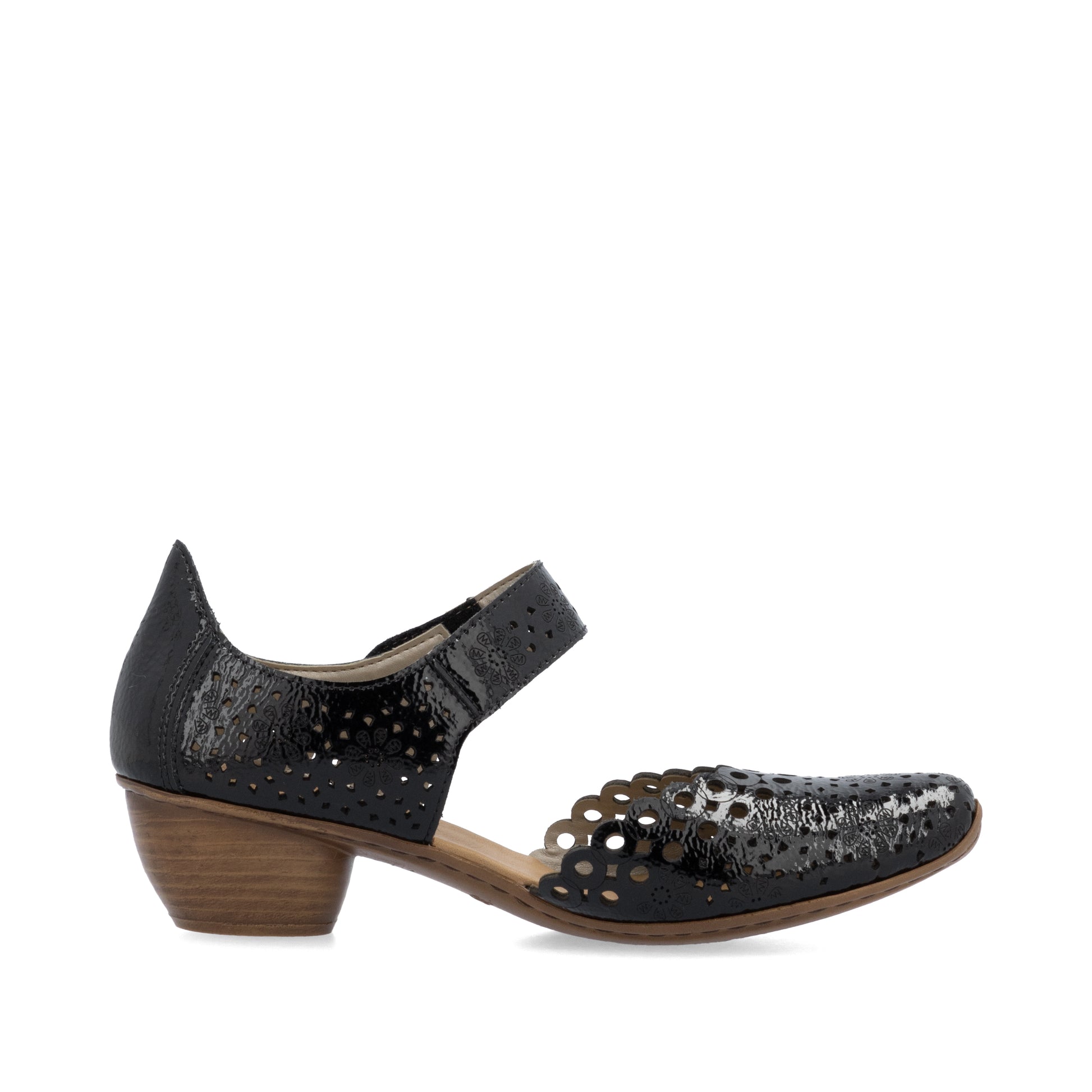 Black Hook & Loop Shoes for Women | Rieker 43753-02
