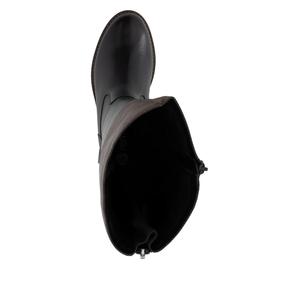 Black Zip Boots for Women | Remonte R6581-02