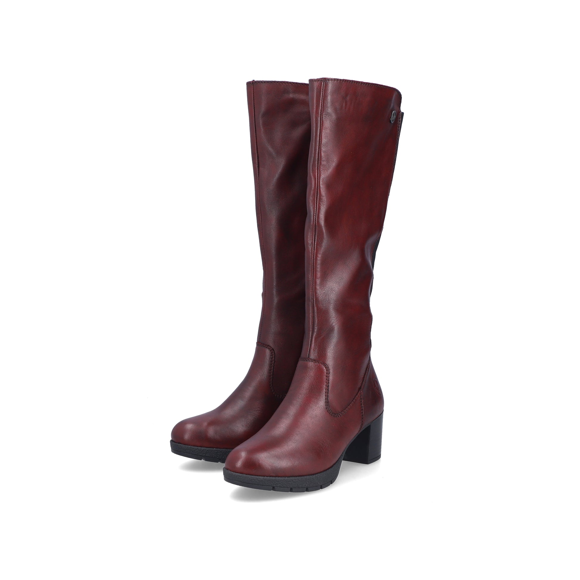 Red Zip Boots for Women | Rieker 77684-35