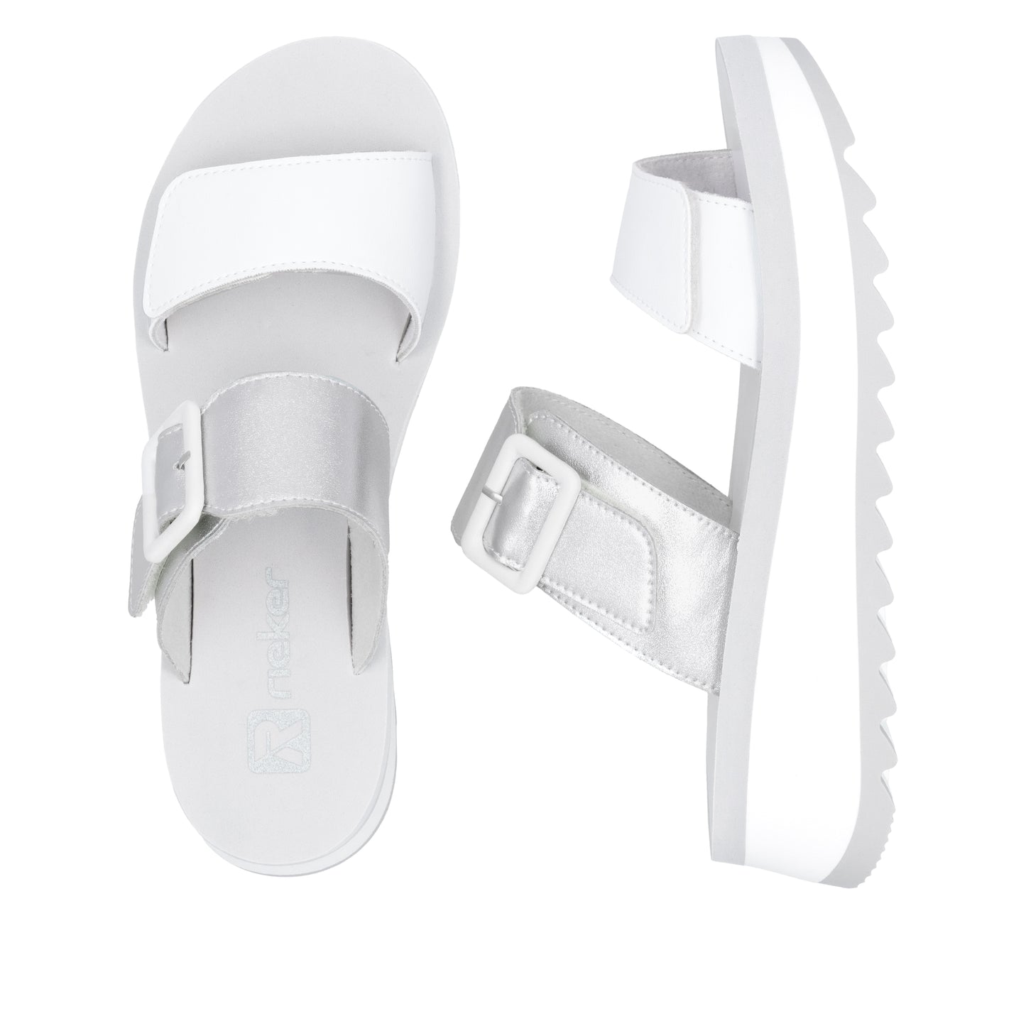 Rieker Sport Woman's Sandals - White | W3050-90