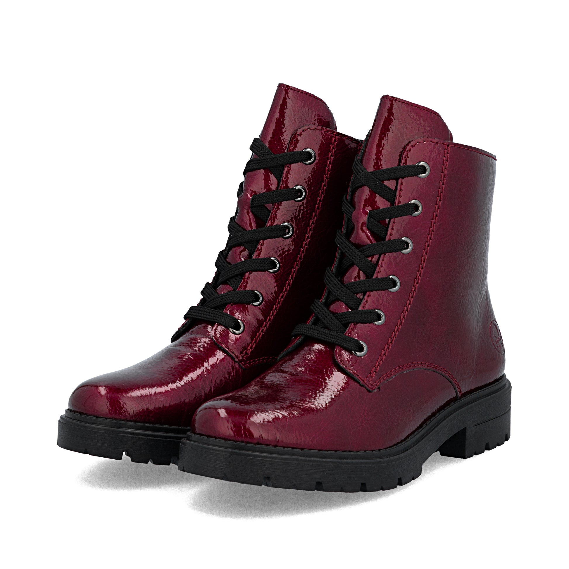 Red Zip Boots for Women | Rieker Z2841-33