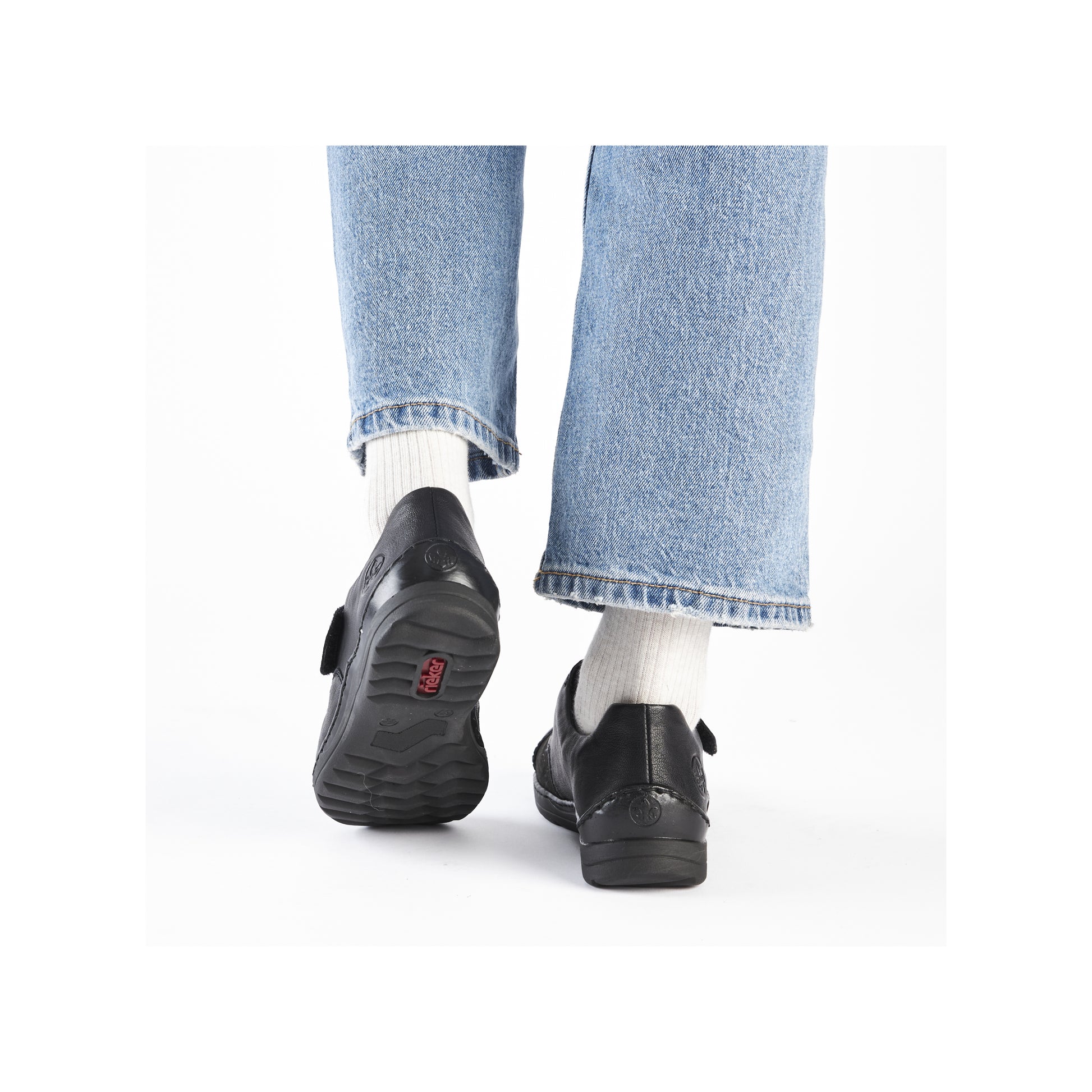 Black Hook & Loop Shoes for Women | Rieker 48954-00