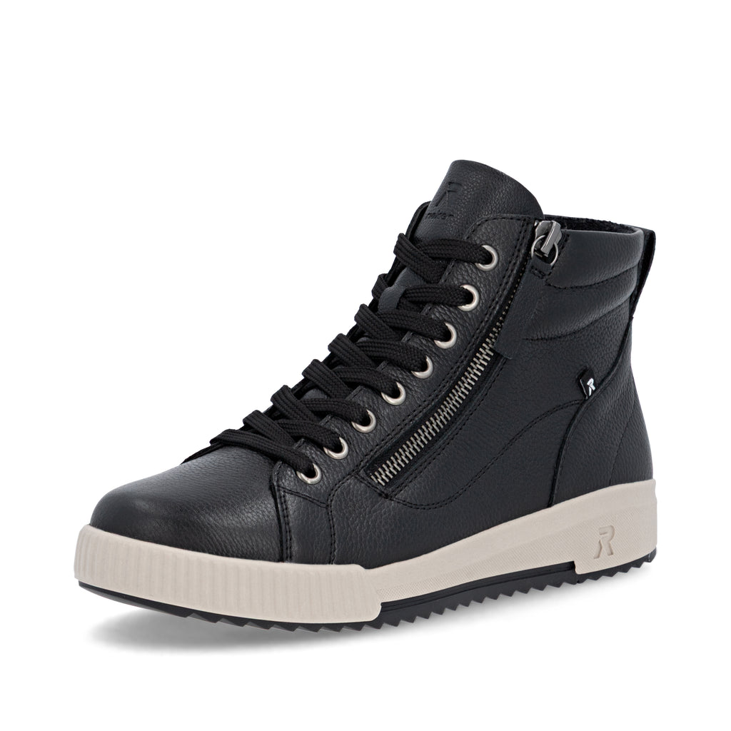 Black Zip Boots for Women | Rieker Sport W0164-00
