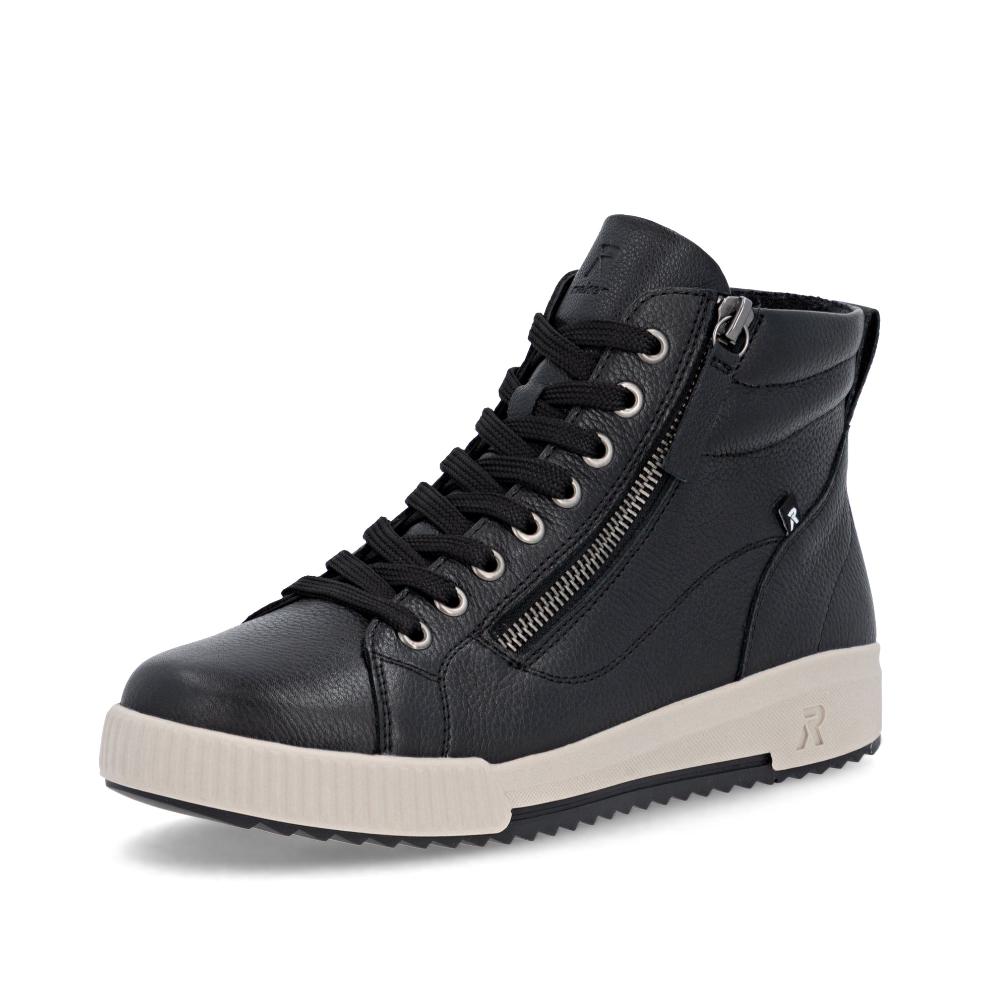 Black Zip Boots for Women | Rieker Sport W0164-00