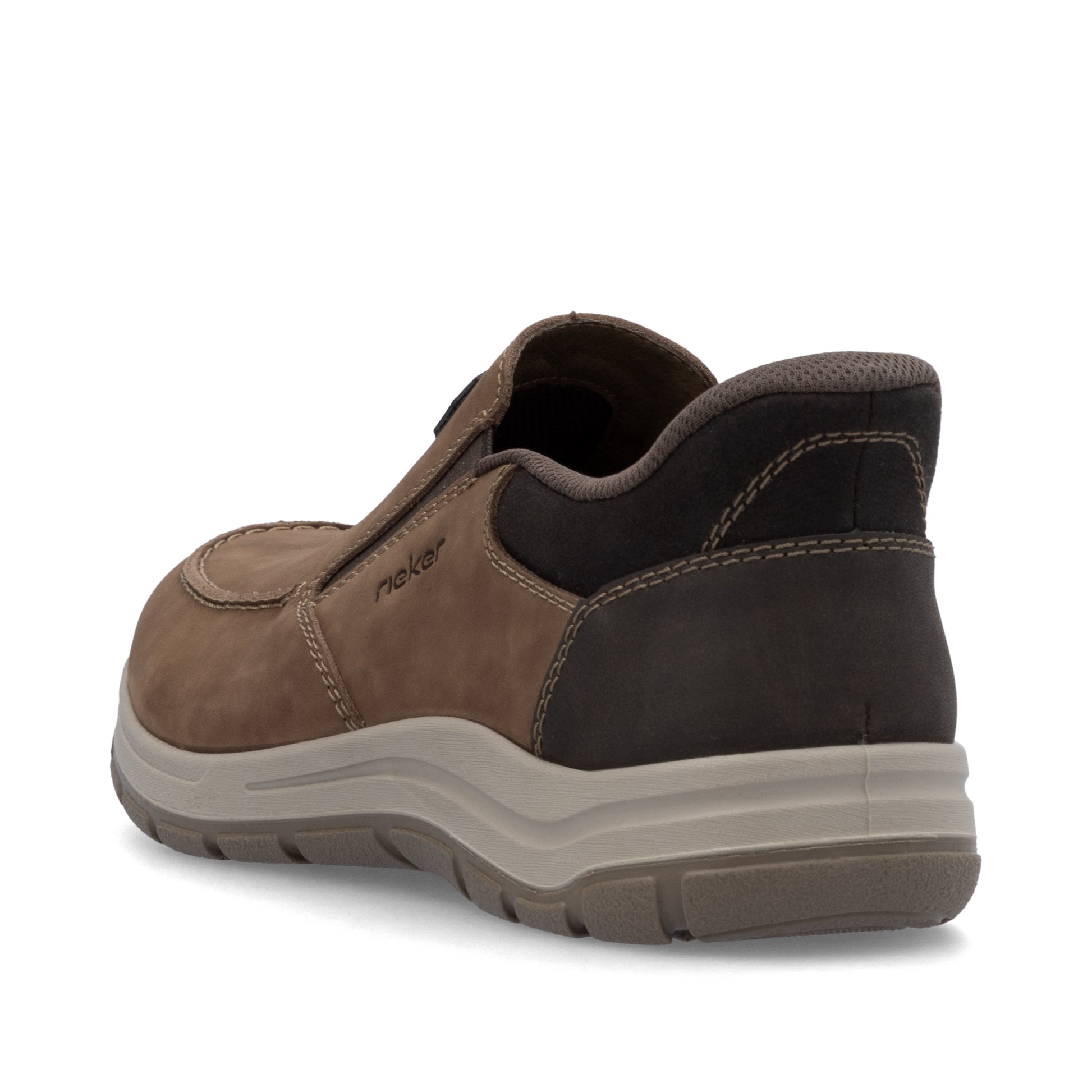 Brown Elasticated Shoes for Men | Rieker 03655-24
