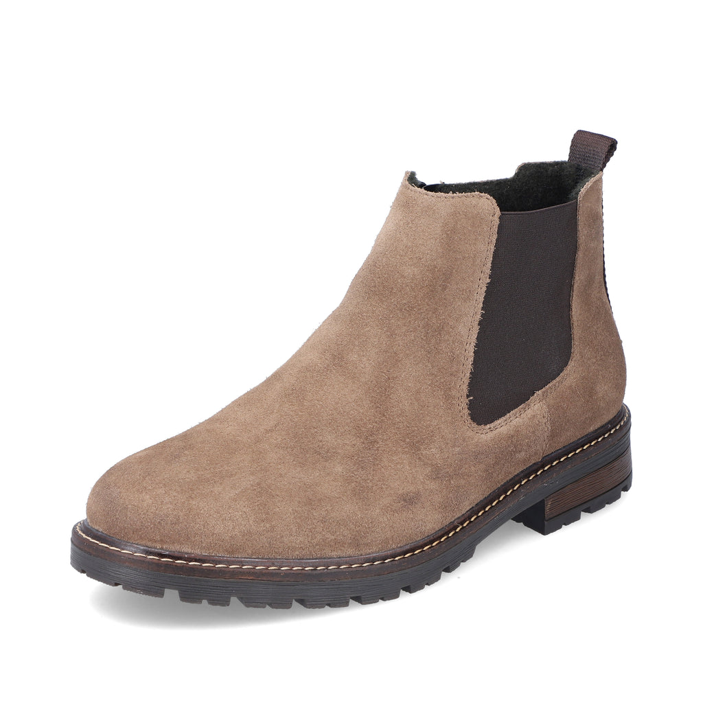 Beige Zip Boots for Men | Rieker 32051-64