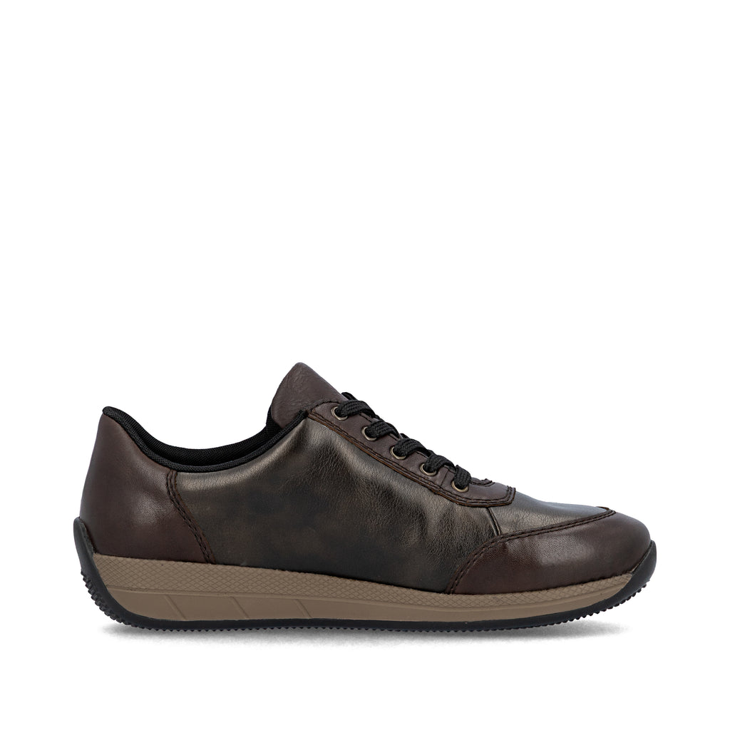 Brown Zip Shoes for Women | Rieker N1112-25