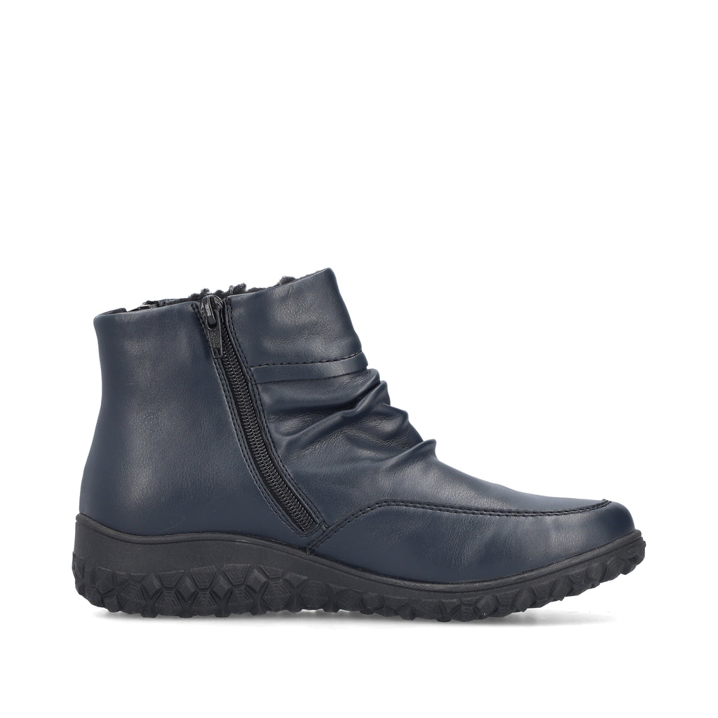 Blue Zip Boots for Women | Rieker 59585-14