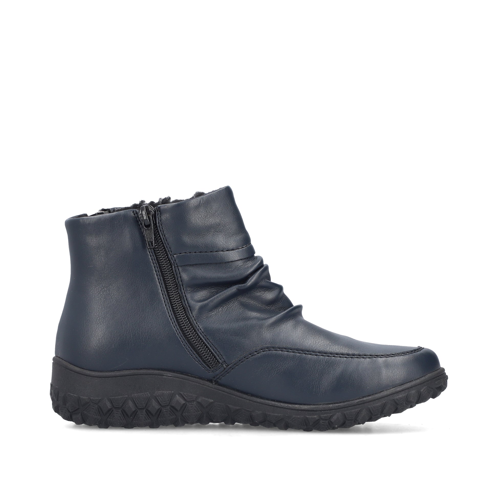 Blue Zip Boots for Women | Rieker 59585-14