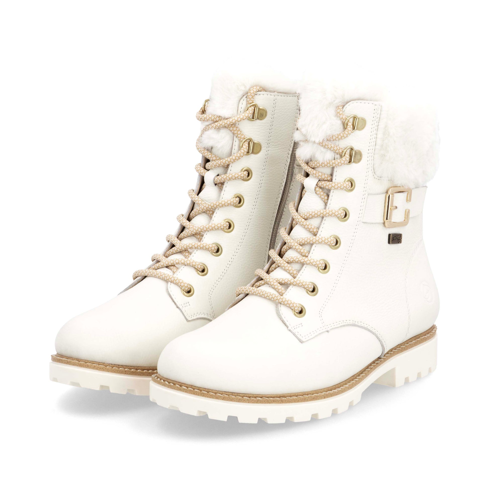 White Zip Boots for Women | Remonte D8481-80