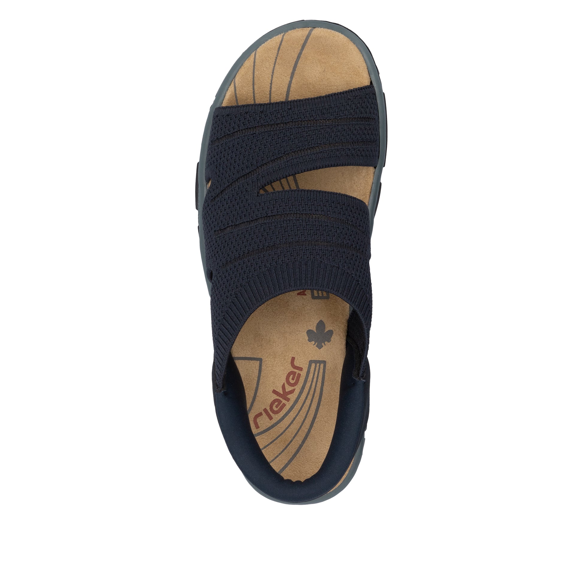 Blue Elasticated Sandals for Women | Rieker 68895-14