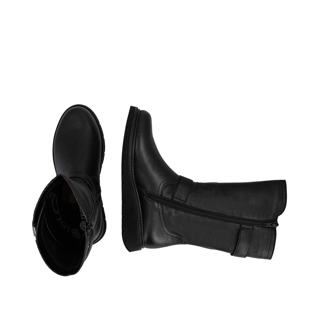 Black Zip Boots for Women | Remonte D3980-00