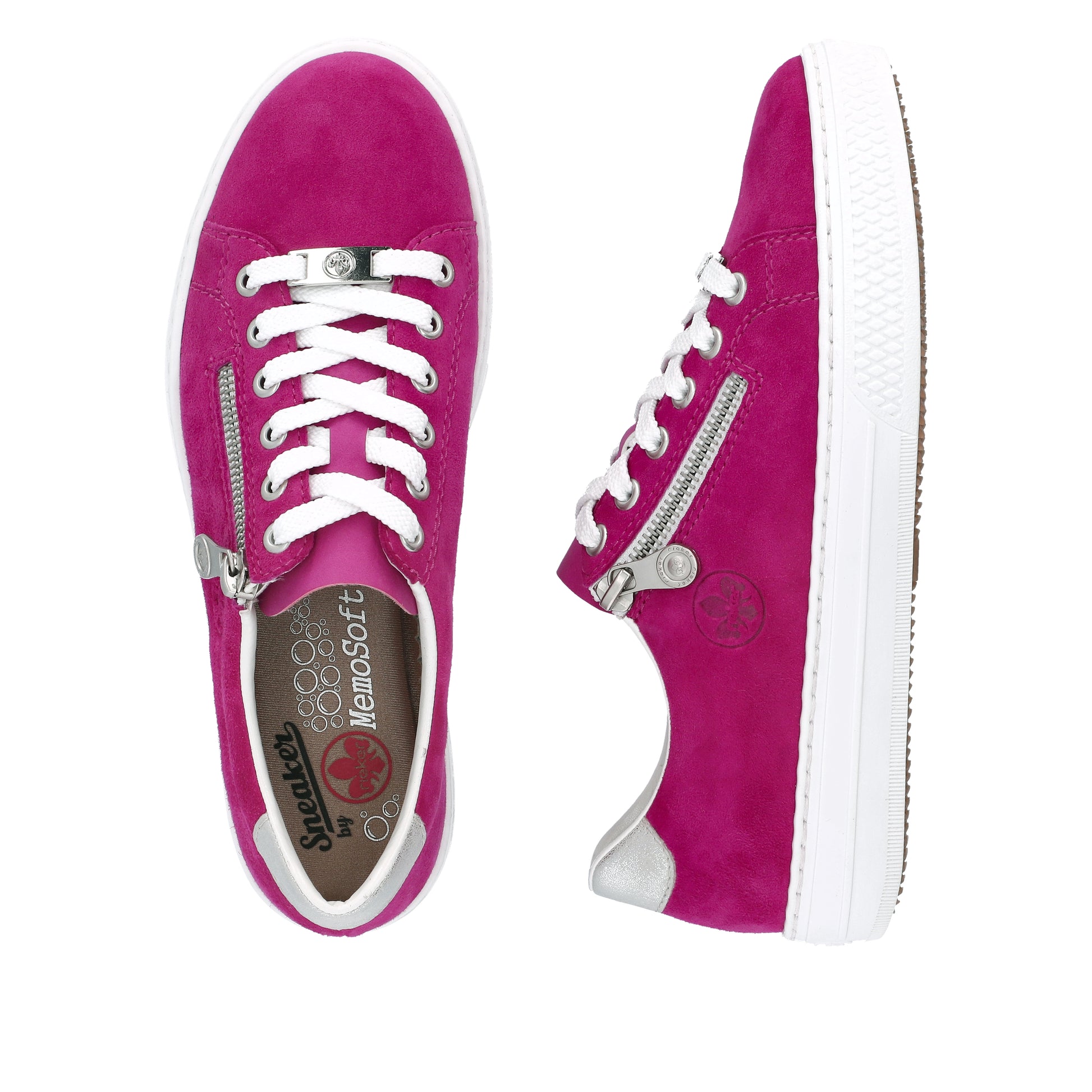 Pink Zip Shoes for Women | Rieker L59L1-31