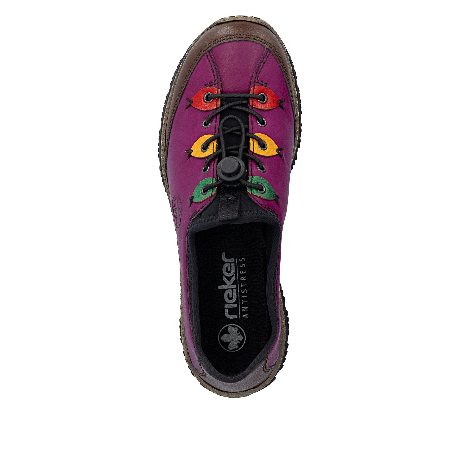 Pink Elasticated Shoes for Women | Rieker N3271-30