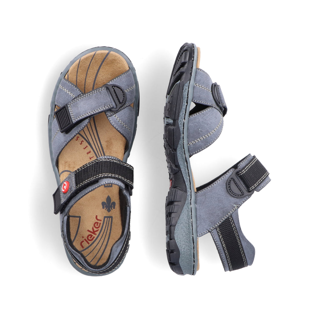 Blue Hook & Loop Sandals for Women | Rieker 68851-14