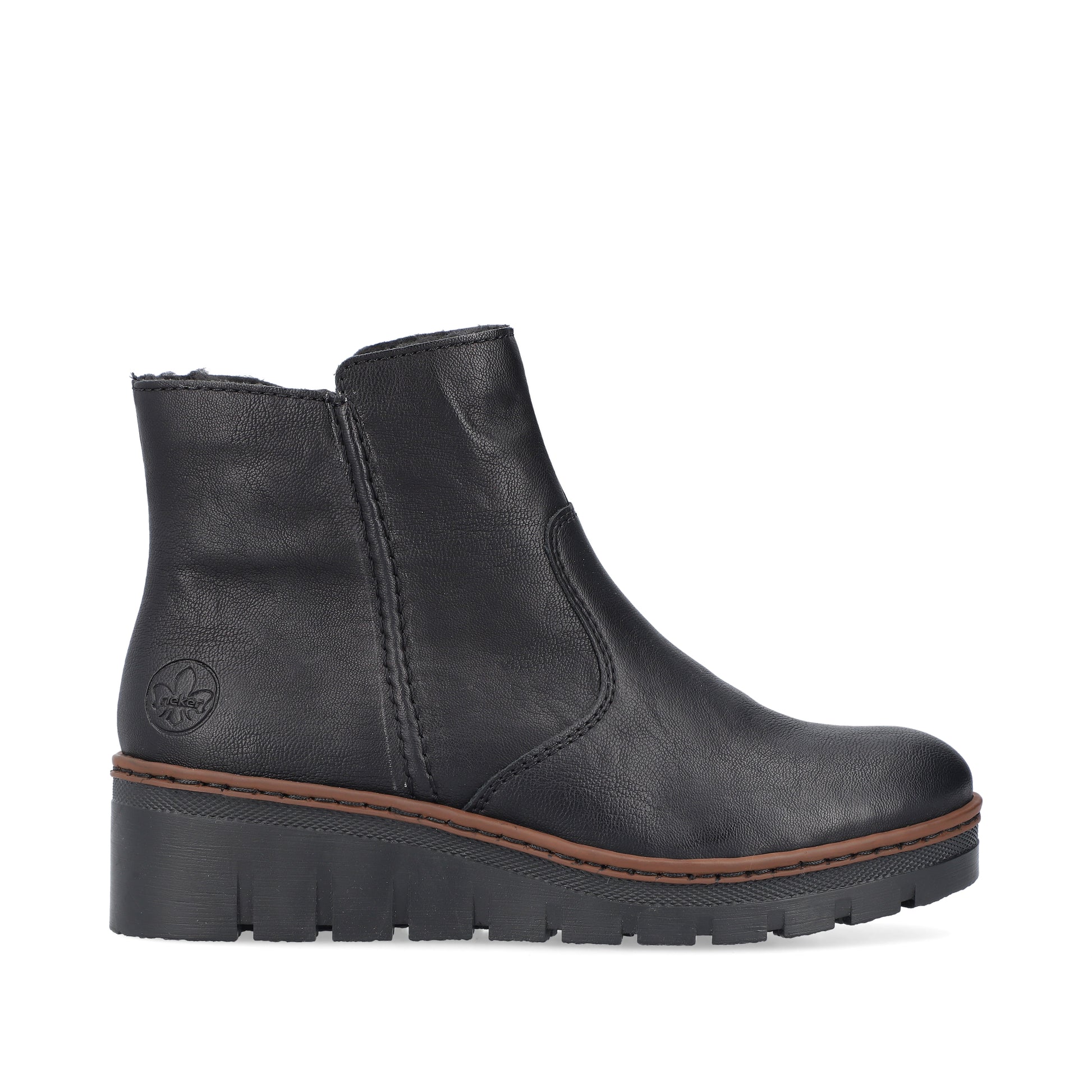 Black Zip Boots for Women | Rieker X9165-00